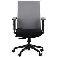 Swivel chair with extended seat RIVERTON F/L, various colours, black/grey - Office Chair
