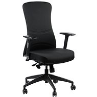 Swivel chair with extended seat KENTON BLACK - Office Chair