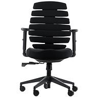 Swivel chair with extended seat LOOP BLACK - Office Chair