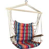 SEDCO Hanging chair Strips/colour with armrests, multicoloured - Hanging Chair
