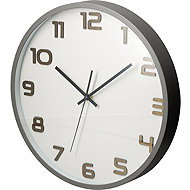 Segnale Wall Clock Tid, diameter 35 cm grey - Wall Clock
