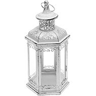 SEIZIS Lantern hexagon, metal, 25 cm, white - Lantern