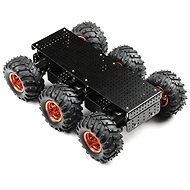 SparkFun Wild Thumper 6WD Chassis - Black (34:1 gear ratio) - Building Set