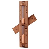 SENTIOTEC Hourglass for sauna - orange sand, 15 min - Sauna Hourglass