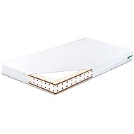 SENSILLO Luxury mattress for children 140 × 70 cm, four layers, memory foam, coconut, Aloe Vera - Mattress