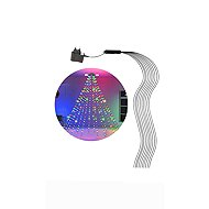 senzanakupy Waterfall-style micro LED Christmas tree light string, 2 m, 400 LEDs – multicoloured - Light Chain