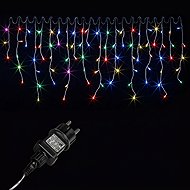 senzanakupy Outdoor String Lights 20m 1000 LED, Multicolour, 8 Programmes with Timer, Black Cable - Light Chain