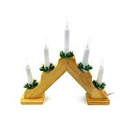 Pyramid, 5 bulbs - for socket - Electric Christmas Candlestick