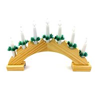 Natural arch, 7 bulbs - battery operated - Electric Christmas Candlestick