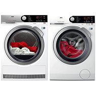 AEG ProSteam L7FBE48SC + AEG AbsoluteCare T8DEE68SC - Washer Dryer Set