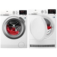 AEG ProSense L6FBG48SC + AEG AbsoluteCare T8DBG47WC - Washer Dryer Set