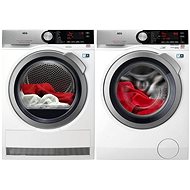 AEG ProSteam L7FEC41SC + AEG T8DBC49SC - Washer Dryer Set