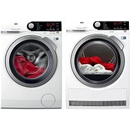 AEG ProSteam L7FBE48SC + AEG AbsoluteCare T8DBE68SC - Washer Dryer Set