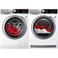 AEG ProSteam L7FEE68SC + AEG AbsoluteCare T8DEE68SC - Washer Dryer Set