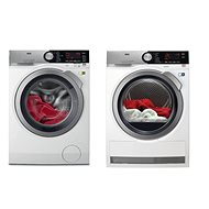 AEG ÖKOMix L8FEC49SC + AEG T8DBC49SC - Washer Dryer Set