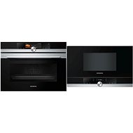 SIEMENS CS658GRS7 + SIEMENS BF634LGS1 - Built-in Oven & Microwave Set