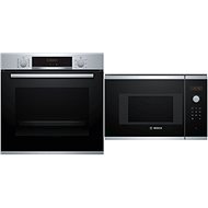 BOSCH HBA5740S0 + BOSCH BFL523MS0 - Built-in Oven & Microwave Set