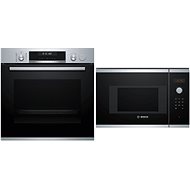 BOSCH HRG5184S1 + BOSCH BFL523MS0 - Built-in Oven & Microwave Set