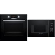 BOSCH HBA174EA0 + BOSCH BFL524MB0 - Built-in Oven & Microwave Set