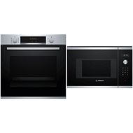 BOSCH HBA5740S0 + BOSCH BFL524MS0 - Built-in Oven & Microwave Set