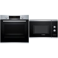 BOSCH HBA5740S0 + BOSCH BFL550MS0 - Built-in Oven & Microwave Set