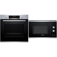 BOSCH HBG5370S0 + BOSCH BFL550MS0 - Built-in Oven & Microwave Set