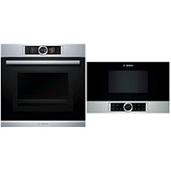 BOSCH HMG6764S1 + BOSCH BFL634GS1 - Built-in Oven & Microwave Set