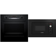 BOSCH HRA574BB0 + BOSCH BFL623MB3 - Built-in Oven & Microwave Set