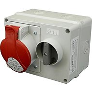 SEZ-CZ Blocked socket with switch 400 V, IP 44, 32 A, 5-pole - Socket