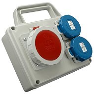 SEZ-CZ Mini socket box Praktik, IP 67, 1 × 1643, 2 × 230 V with holder - Socket
