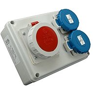 SEZ-CZ Mini-socket switchgear Praktik, IP 67, 1 × 1653, 2 × 230 V - Socket