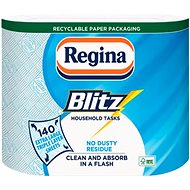 Kitchen towels Regina Blitz, blue and white, 1 roll - Paper Towels