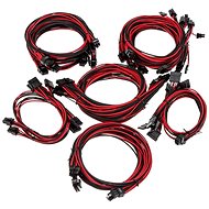 Super Flower Sleeve Cable Kit Pro - Black / Red - Charging Cable Set