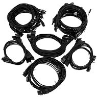 Super Flower Sleeve Cable Kit Pro - black - Charging Cable Set