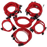 Super Flower Sleeve Cable Kit Pro - Red - Charging Cable Set