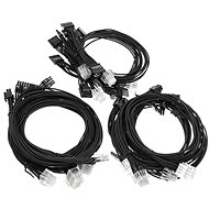 Super Flower Sleeve Cable Kit - black - Charging Cable Set