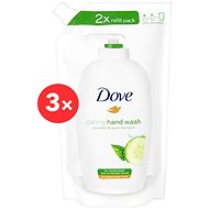 DOVE Go Fresh Creme Wash 3 × 500 ml - Liquid Soap