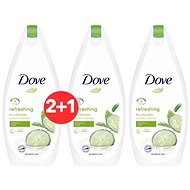 DOVE Refreshing Cucumber &amp; Green Tea Shower Gel 500 ml 2 + 1 - Shower Gel