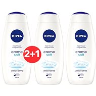 NIVEA Creme Soft Shower Gel 500 ml 2 + 1 - Shower Gel