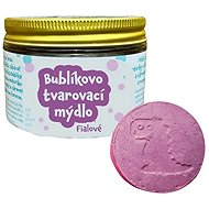 PURE HARMONY Bubble moulding soap purple 100 g - Bar Soap