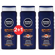 NIVEA MEN Sport Shower Gel 500 ml 2 + 1 - Shower Gel