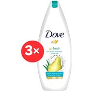 DOVE Go Fresh Pear & Aloe Vera Shower Gel, 3× 250ml - Shower Gel