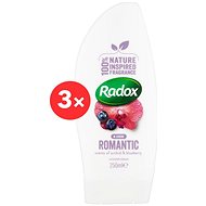RADOX Feel Romantic Shower Gel, 3× 250ml - Shower Gel