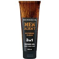 DERMACOL Men Agent Extreme Clean 3in1 Shower Gel 250 ml - Sprchový gel