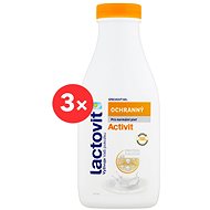 LACTOVIT Activit Protective Shower Gel 3 × 500ml - Shower Gel