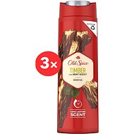 OLD SPICE Timber 3 × 400 ml - Shower Gel