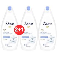 DOVE Sensitive Micellar Water Shower Gel 500 ml 2 + 1 - Shower Gel