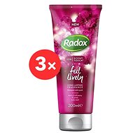 RADOX Feel Lively 3x 200ml - Shower Gel