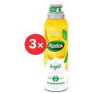 RADOX Feel Bright Shower Foam 3x 200ml - Shower Foam