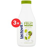 LACTOVIT Fruit Kiwi and Grapes 3 × 500 ml - Shower Gel